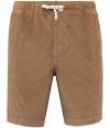 SP742 Spasso Corduroy Shorts Dark Camel colour image